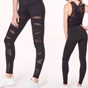 Lulu lemon mesh leggings
